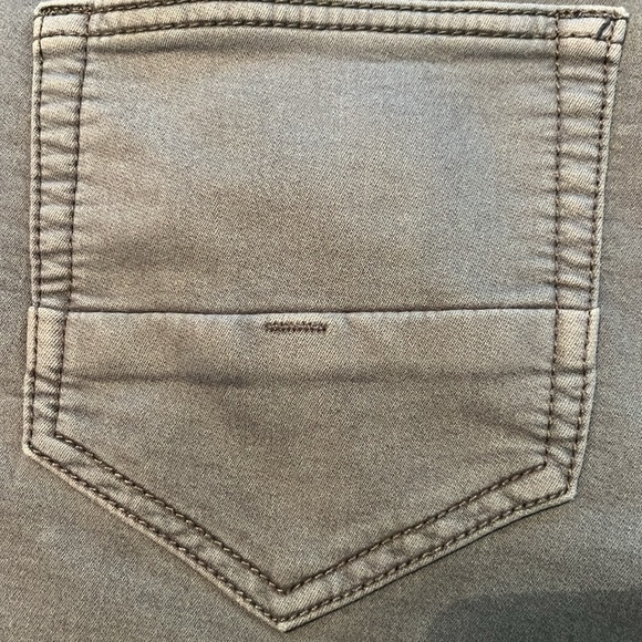 Vintage Genes Black grey super stretch long shorts. - Picture 5 of 6